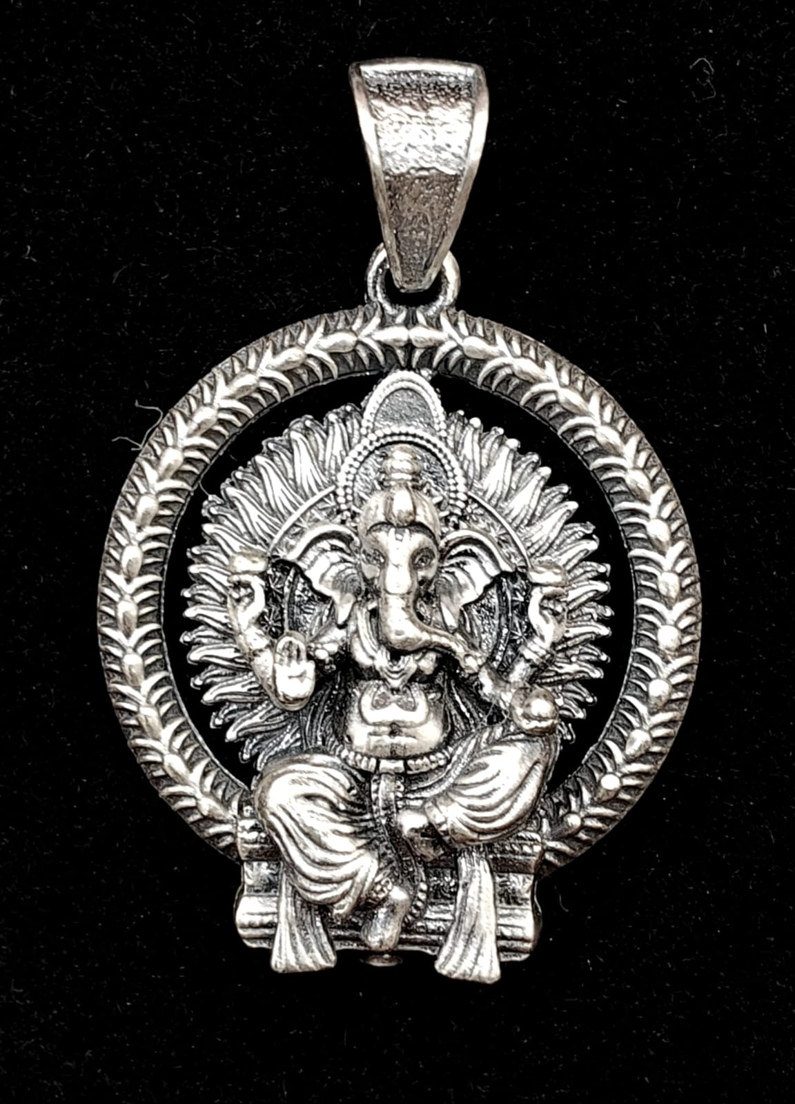 Lord Ganesha Chakra Pendant (Chain not included )