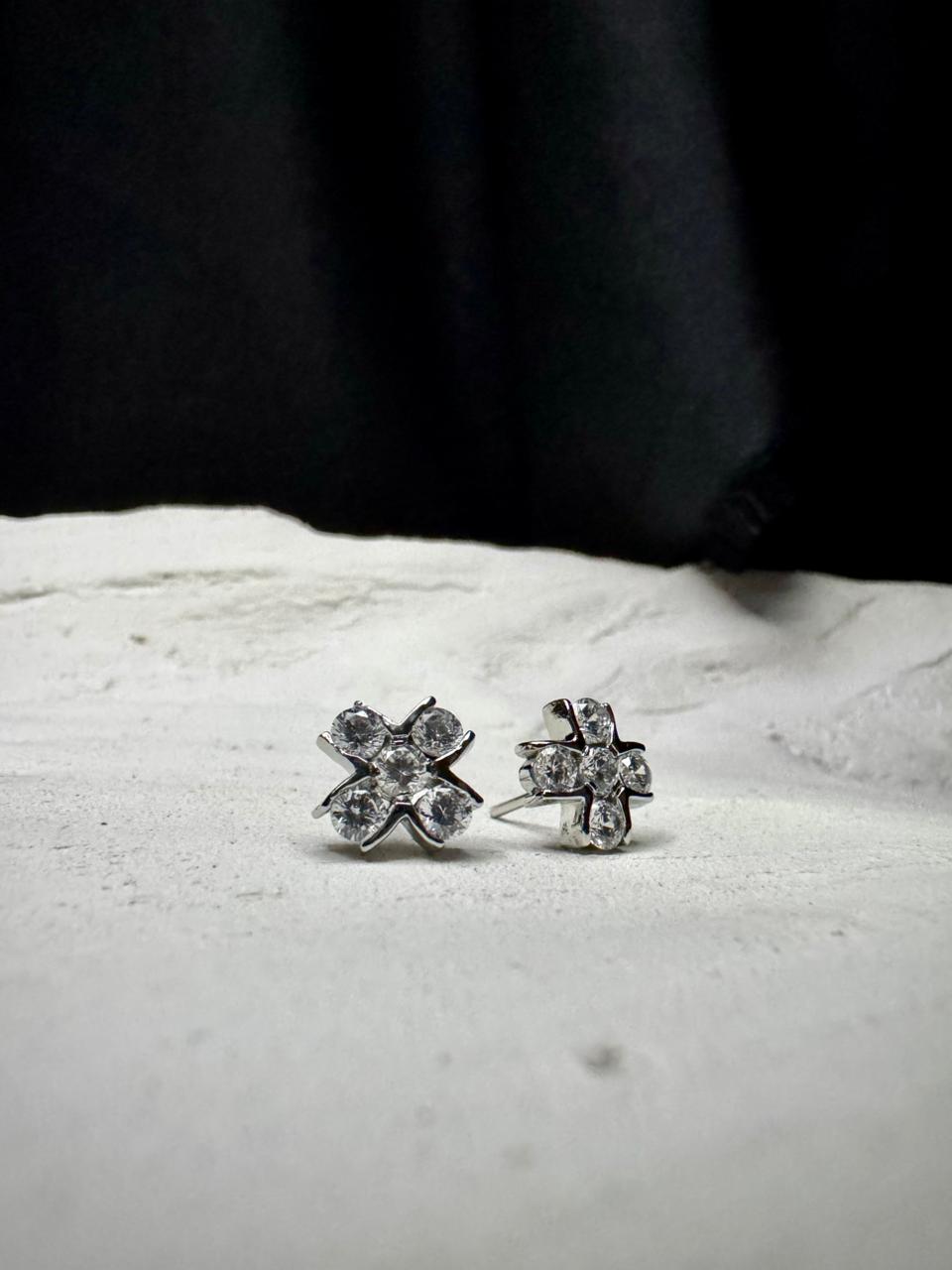 Luxe Cluster Stud Earrings