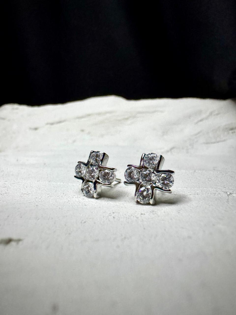 Luxe Cluster Stud Earrings